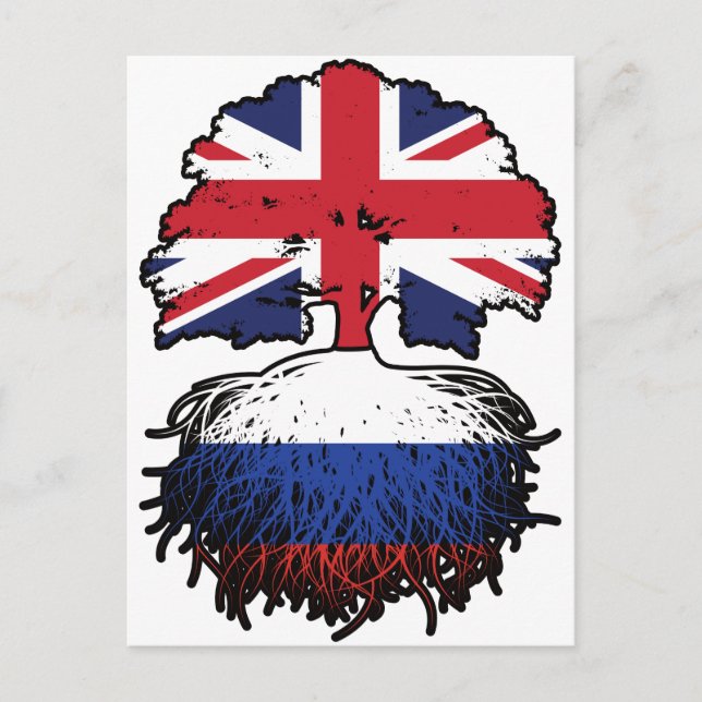 Russland Russisches Großbritannien Großbritannien  Postkarte (Vorderseite)