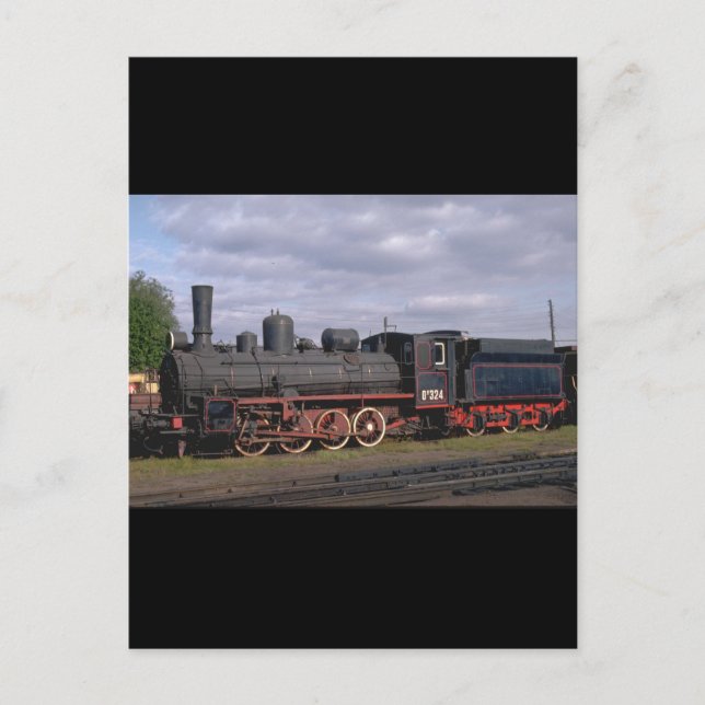 Russland, Ry 0-8-0 #324_Trains of the World Postkarte (Vorderseite)