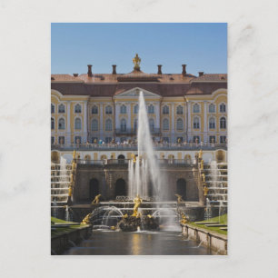 Russland, Sankt Petersburg, Peterhof, Großpalast Postkarte