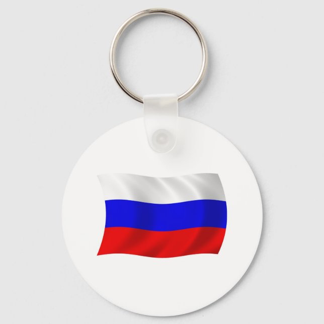 Russland Schlüsselanhänger der Flagge (Vorderseite)