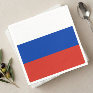 Russland Servietten, Russische Flagge Party / Spor Serviette