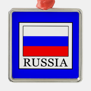 Russland Silbernes Ornament