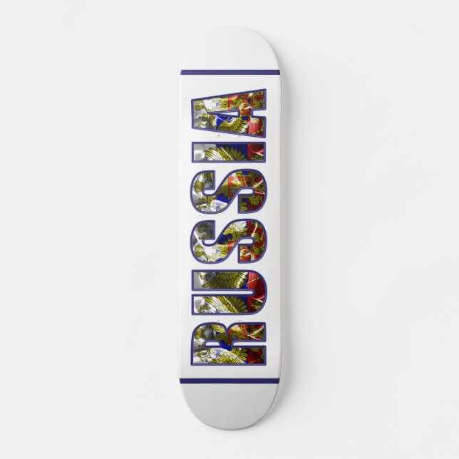 Russland Skateboard (Vorderseite)