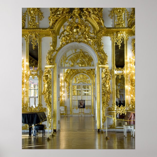 Russland, St. Petersburg, Catherine's Palace (alia Poster (Vorne)
