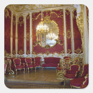 Russland, St. Petersburg, Die Eremitage (auch Quadratischer Aufkleber