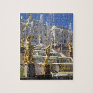 Russland, St. Petersburg, Die Große Kaskade, Puzzle