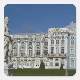 Russland, St. Petersburg, Katharinenpalast (auch 3 Quadratischer Aufkleber