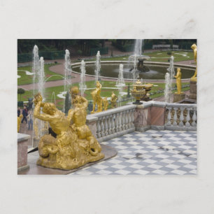 Russland, St. Petersburg, Peterhoff (alias 2 Postkarte