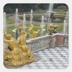 Russland, St. Petersburg, Peterhoff (auch bekannt Quadratischer Aufkleber