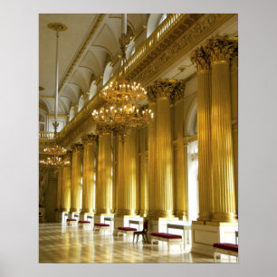 Russland, St. Petersburg, Winterpalast, Poster