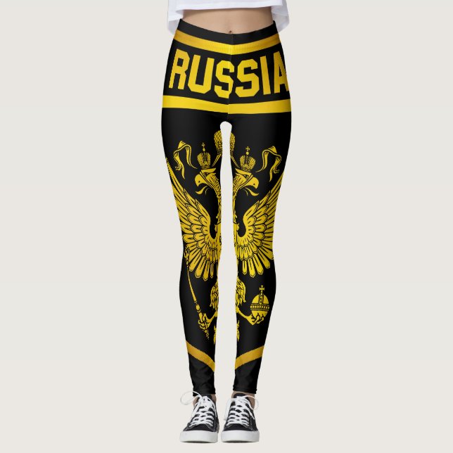 Russland-Symbol Leggings (Vorderseite)