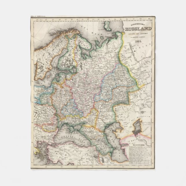 Russland, Ukraine Fleecedecke (Vorderseite)