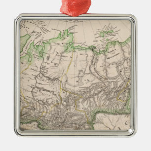 Russland und Asien 2 Silbernes Ornament