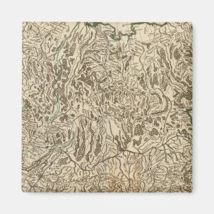 Russland und Asien Magnet