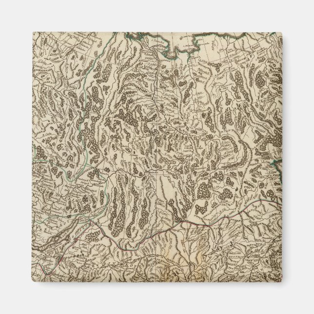 Russland und Asien Magnet (Vorne)