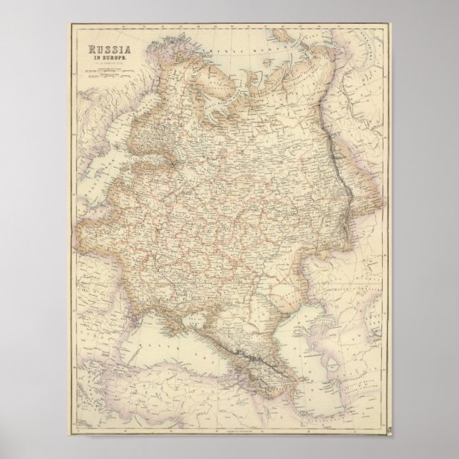 Russland und Europa Poster (Vorne)
