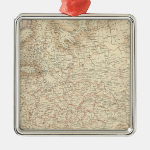 Russland und Europa Silbernes Ornament