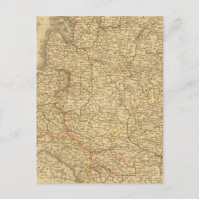 Russland und Polen Postkarte (Vorderseite)