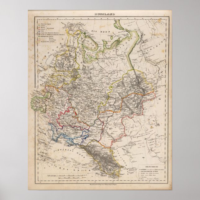 Russland und Ukraine Poster (Vorne)