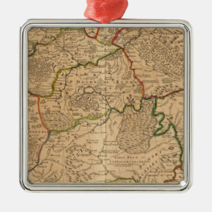 Russland und Ukraine Silbernes Ornament