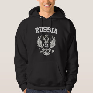 Russland-Wappen Hoodie