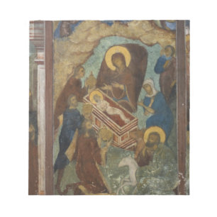 Russland, Yaroslavl, Fresko im Dom des Hl. 2 Notizblock