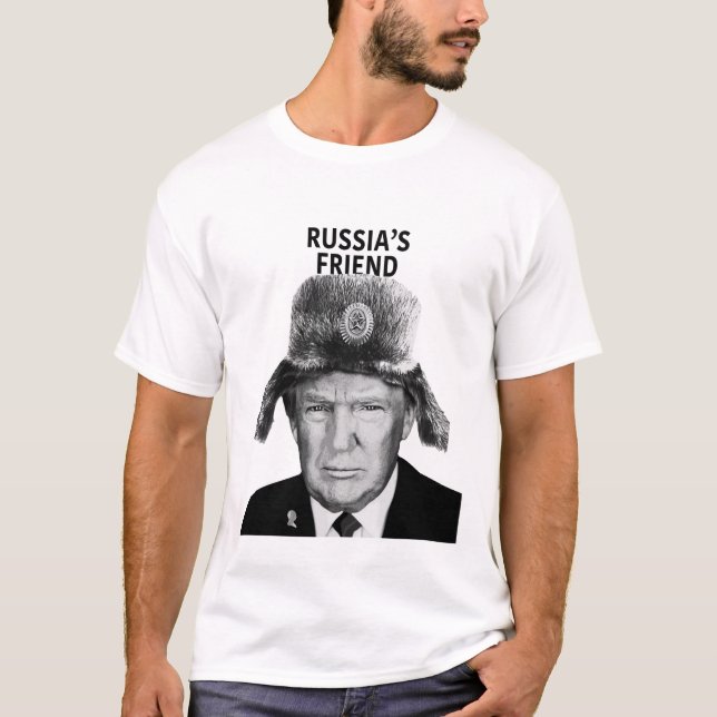 Russlands Freund Trump Russland Putin T-Shirt (Vorderseite)