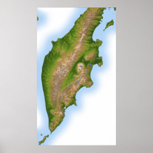 Russlands Kamtschatka-Halbinsel Poster