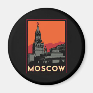 Russlands kremlin art Deko Retroreise Magnet