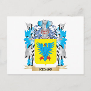 Russo-Wappen - Familienwappen Postkarte
