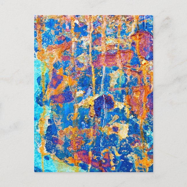 Rust Art Cool Fun Einzigartig Postkarte (Vorderseite)