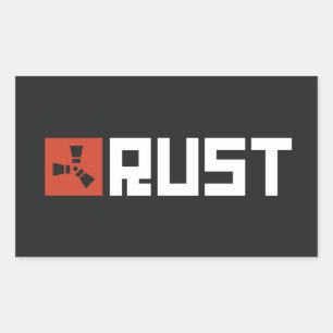 RUST Banner BRWB Rechteckiger Aufkleber