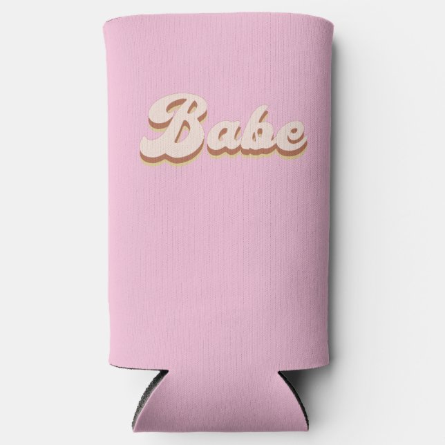 Rust Boho Retro Junggeselinnen-Abschied Bridesmaid Selters Dosenkühler (Vorderseite)