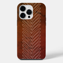 Rust Brown Modern Tribal African Arrows