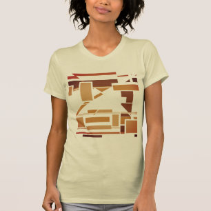 Rust Burnt Orange Brown Südwest Art inspiriert T-Shirt