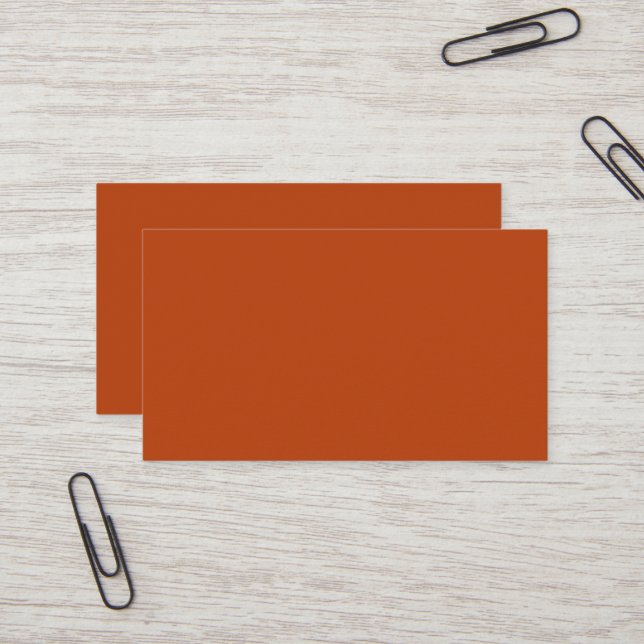 Rust Business Card Visitenkarte (Vorderseite/Rückseite Beispiel)
