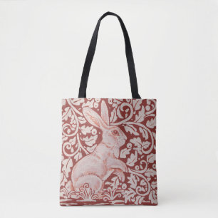 Rust Color Rabbit & Blätter Designer Tasche kaufe