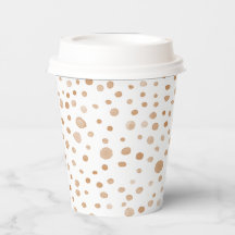 Rust Confetti Aquarelltöne Papier Cup