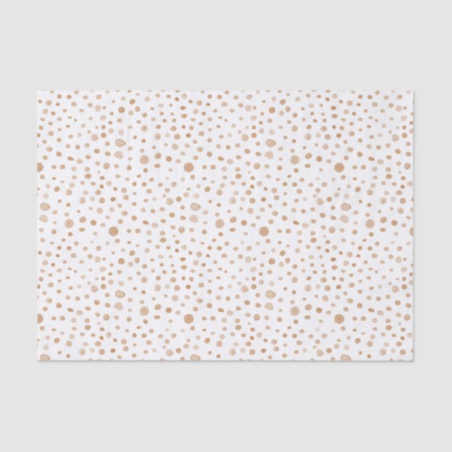 Rust Confetti-Wasserfarbtafelpapier Seidenpapier (Vorderseite)