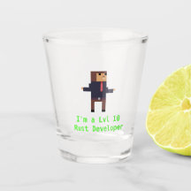 Rust Developer Shot Glass