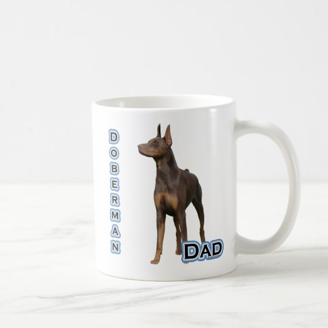 Rust Doberman Vater 4 Tasse (Rechts)