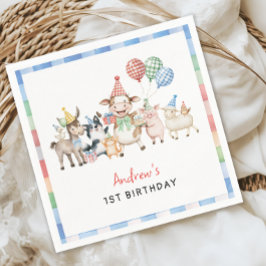 Rust Farm Animes Kindergeburtstag Serviette
