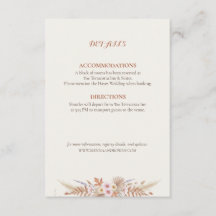 Rust Floral & Pampas Gras Boho