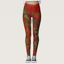 Rust Inspiriert Art von Heva Weva Red Mix Women's Leggings