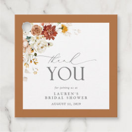 Rust Orange Brautparty Geschenkanhänger