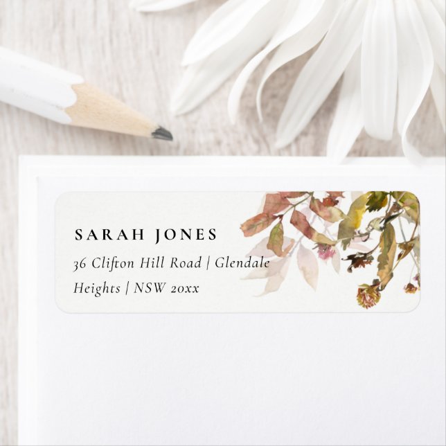 Rust Orange Fall Tree Branch Foliage Adresse (Insitu)