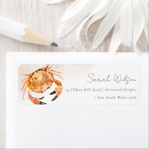 Rust Orange Sand Coastal Crab Nautic Address