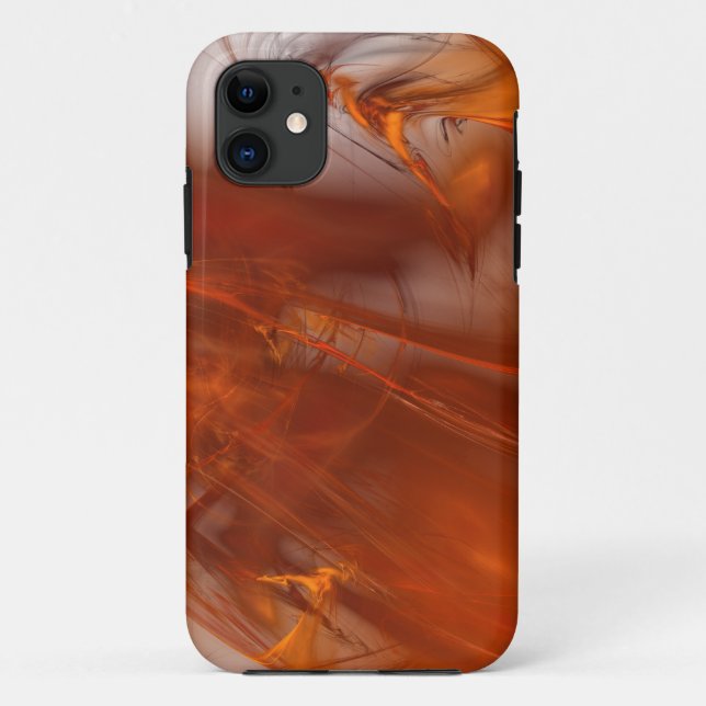 Rust Realm Fraktal und Gold Case-Mate iPhone Hülle (Rückseite)