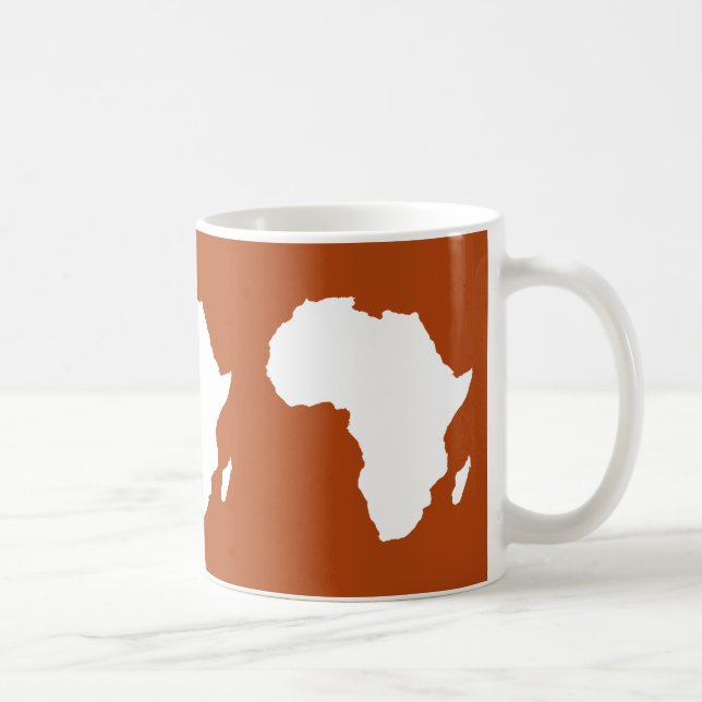Rust Red Audacious Africa Tasse (Rechts)