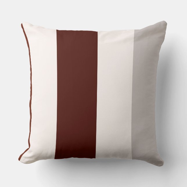 Rust Redwood und Pearl Kissen (Vorderseite)